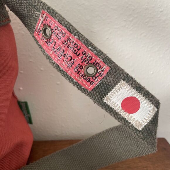 LOVERS HOUSE Ken & Merry Panda Crossbody Bag Red Canvas Purse Retro Y2K 90s READ - Picture 6 of 16